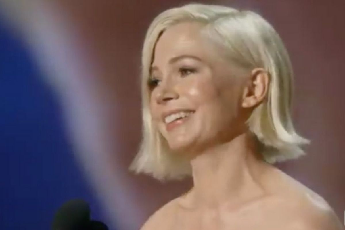 Watch Michelle Williams' positive, impassioned Emmy speech on women and equal pay