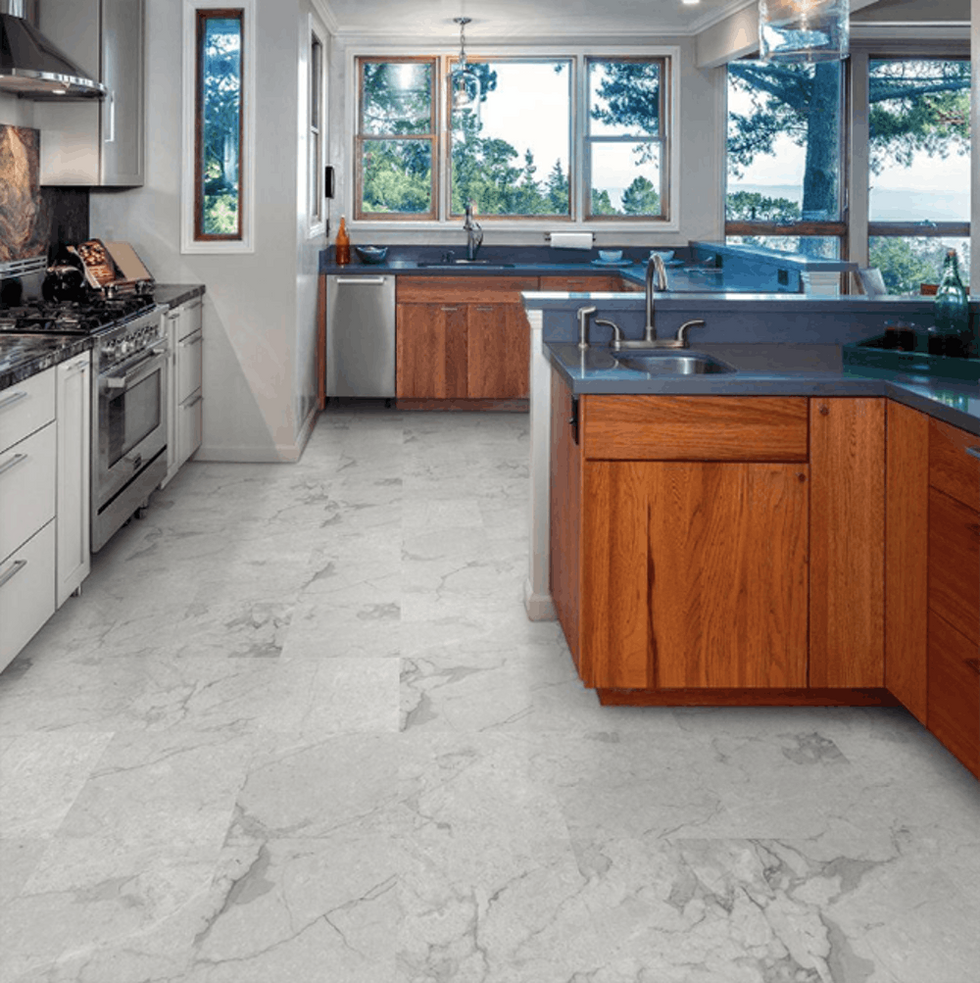Marble Peel Stick Flooring Is The Answer To Your Low Budget Reno