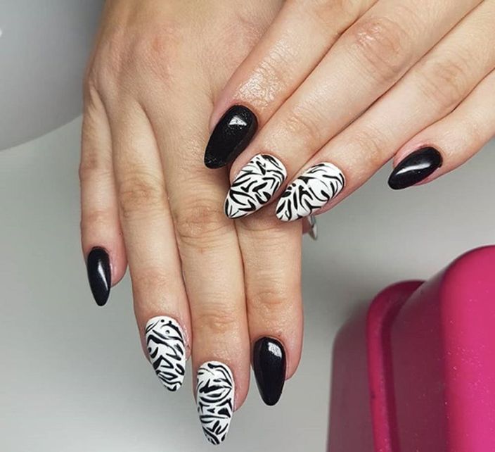 Pretty Polished How To Nail Fall S Animal Print Mani Trend Brit Co