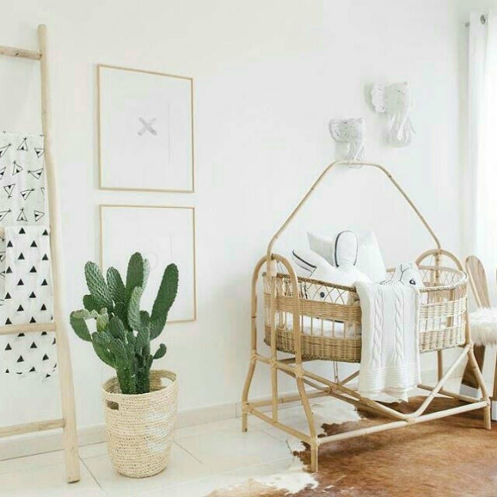 rattan nursery decor