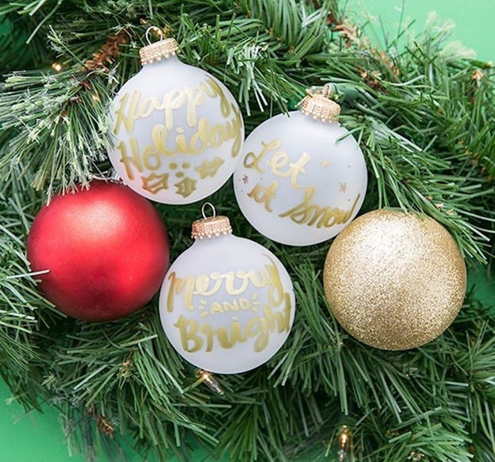10 small gold Christmas decoration tassels Mini Xmas craft embellishments