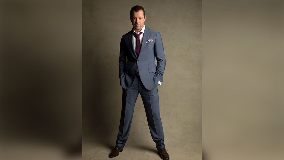Donnie Wahlberg in grey suit
