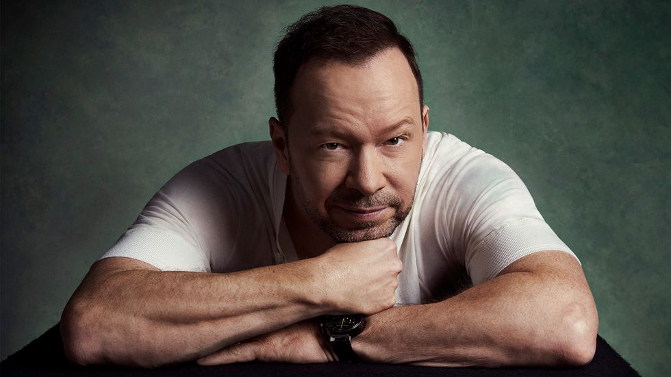 Donnie Wahlberg picture staring into camera