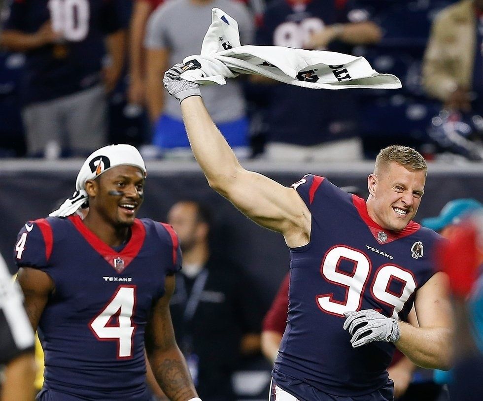 Texans Deshaun Watson and JJ Watt