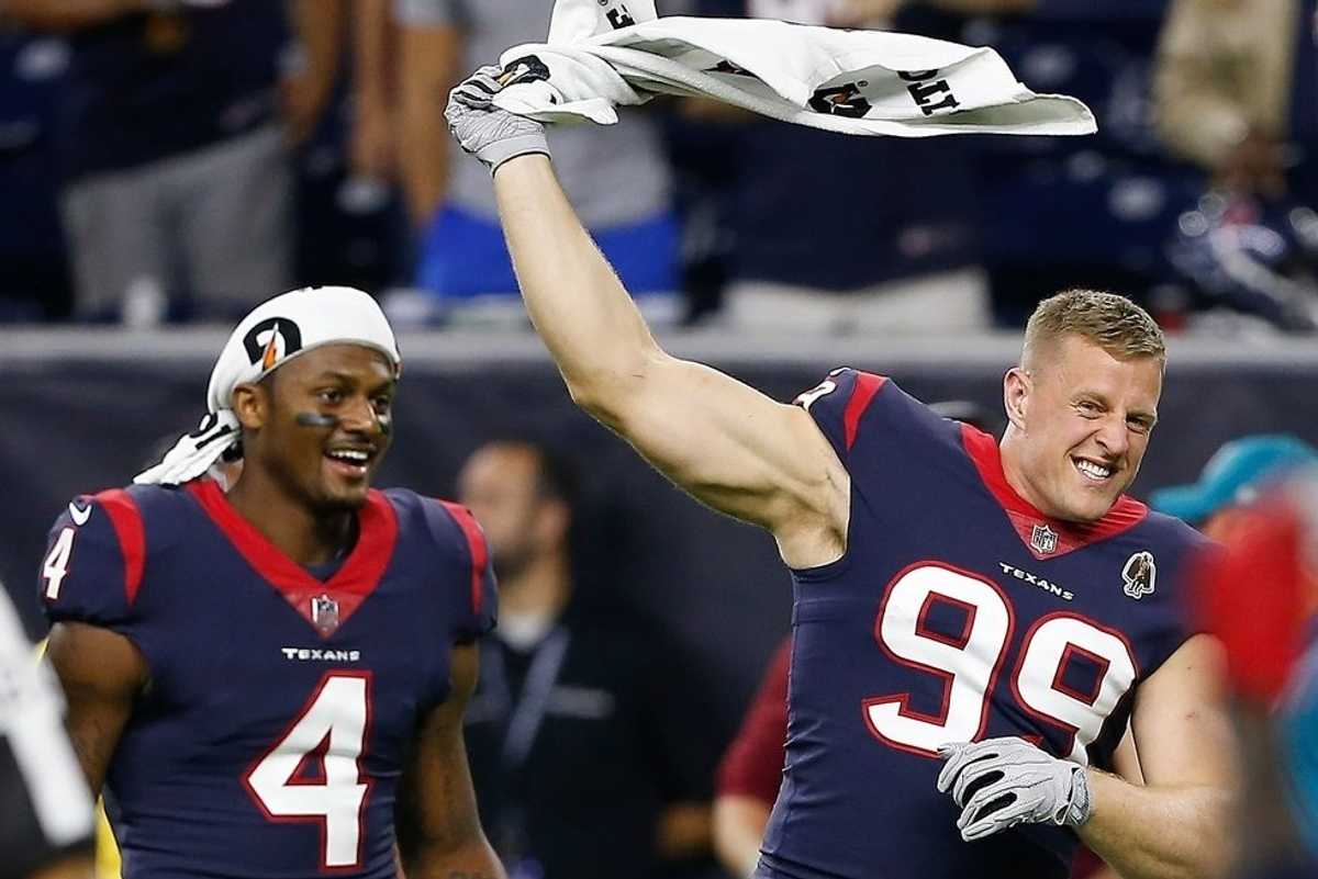 Texans Deshaun Watson and JJ Watt