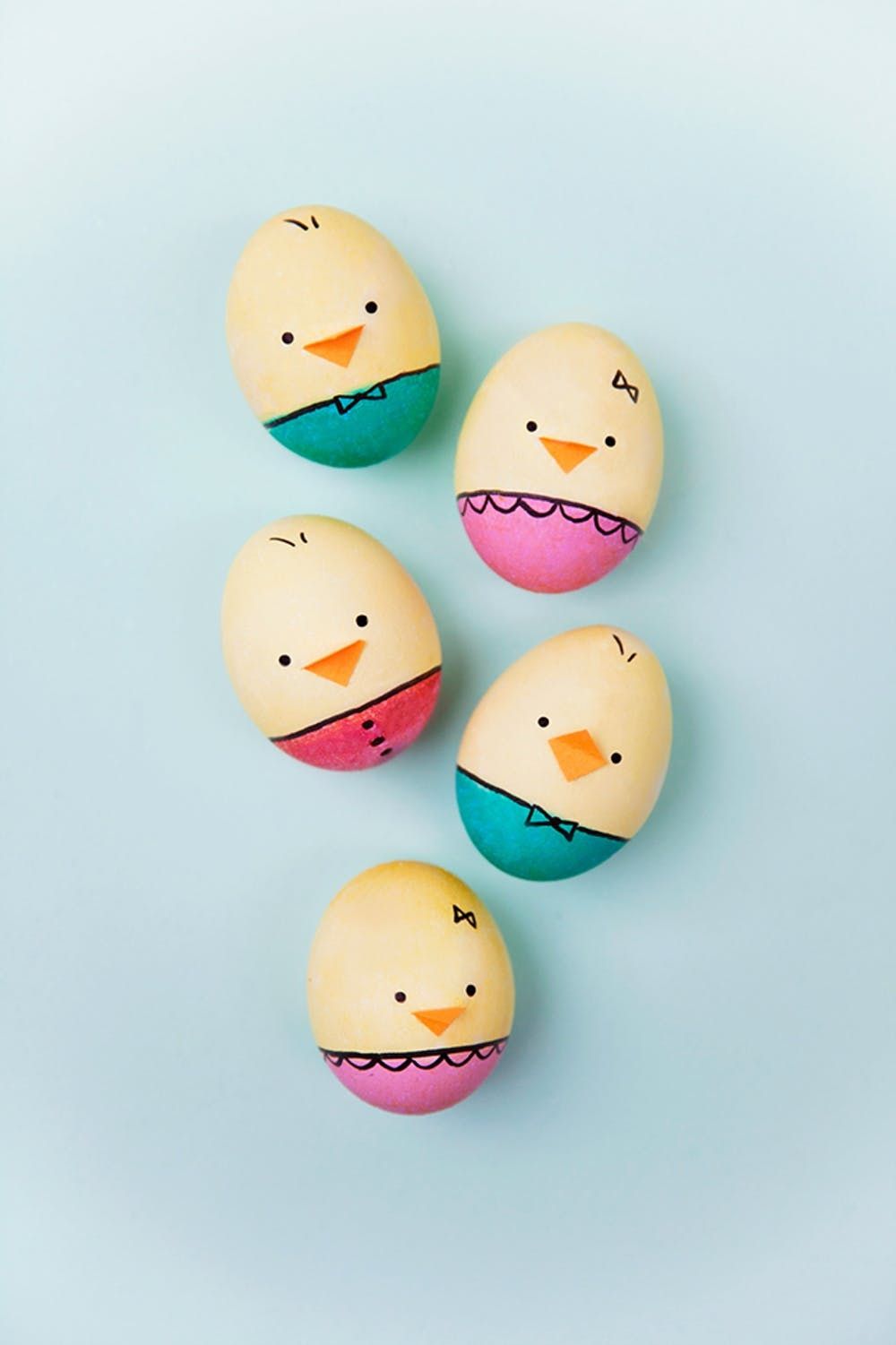 ideas to color easter eggs