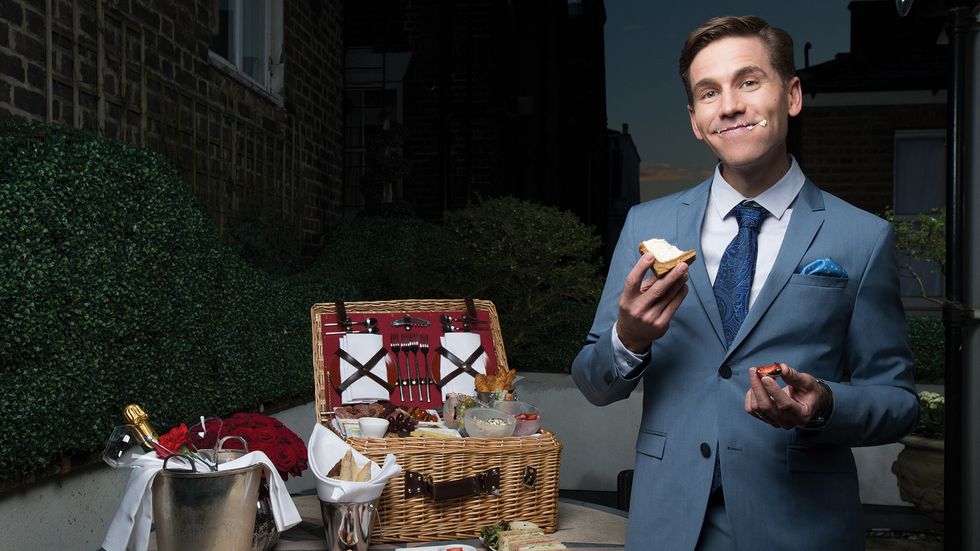Brian Dietzen hosts a playful picnic