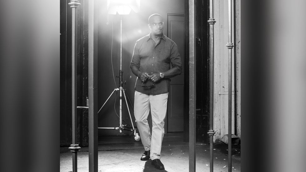 Rocky Carroll photo shoot
