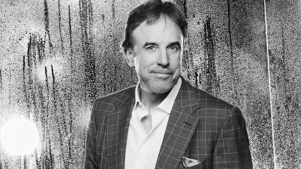 Kevin Nealon in checkered suit