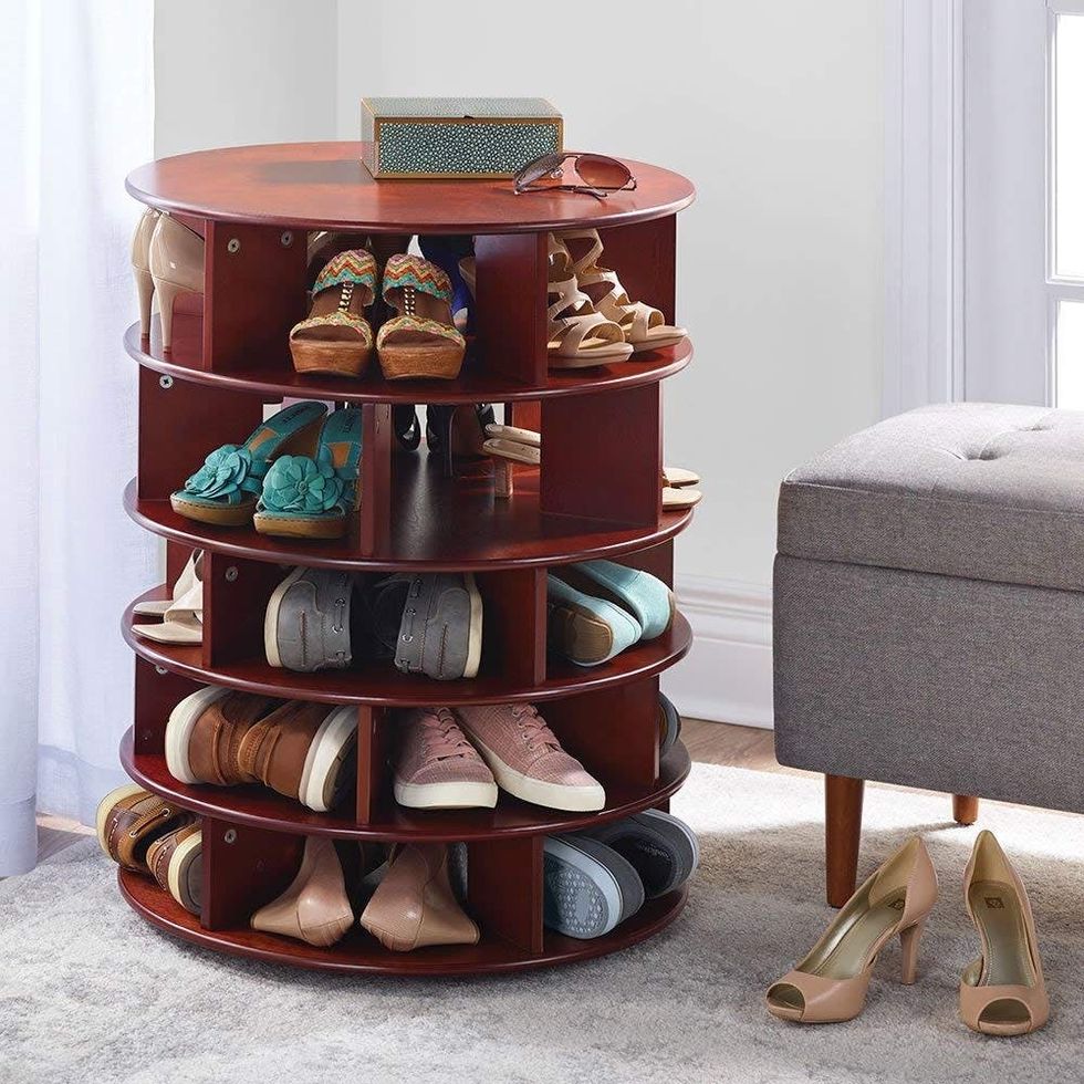 Hammacher Schlemmer 25 Shoe Wood Table