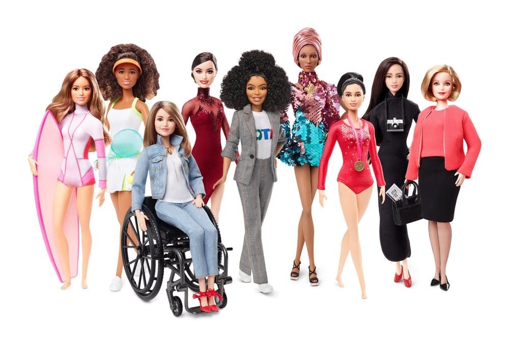 all the different barbies
