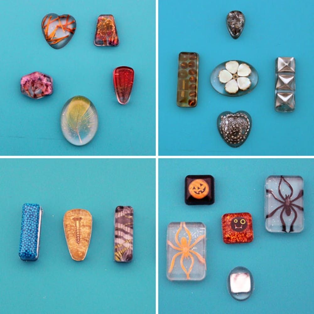 making resin jewellery at home