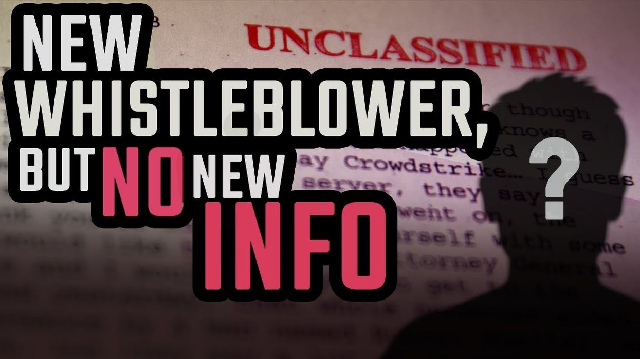 SECOND WHISTLEBLOWER Says Trump used Ukraine to get Biden dirt...What's new?