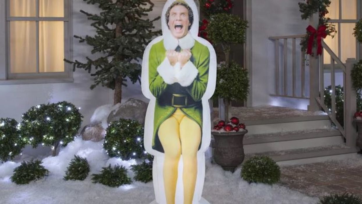 You can buy a life-size 'Buddy the Elf' lawn inflatable this Christmas