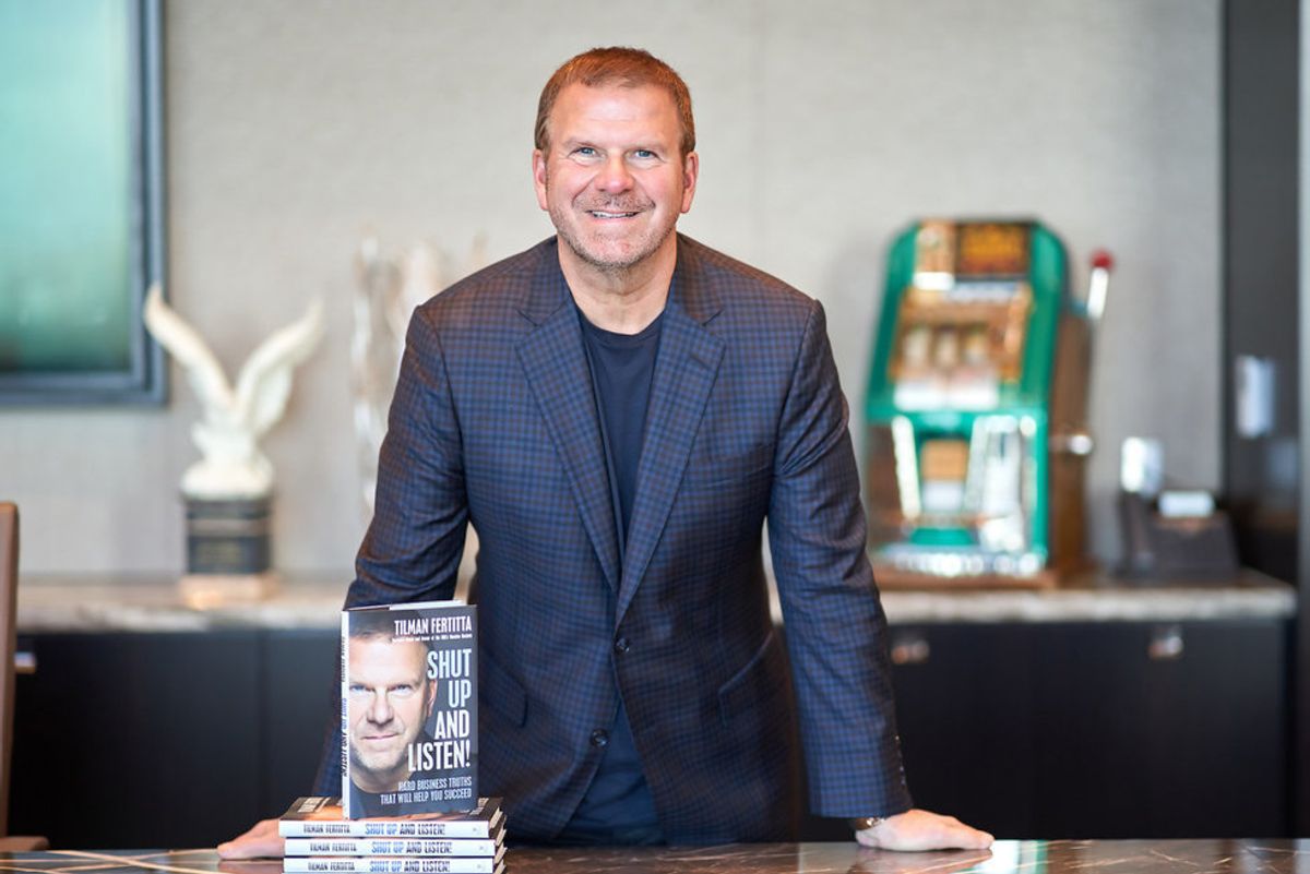 Tilman Fertitta wants you to shut up and listen with new book