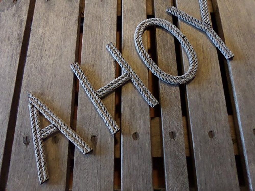 alphabet nursery decor