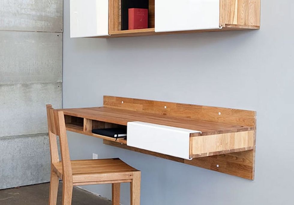 21 Space Saving Wall Mounted Desks To Or Diy Brit Co 21 Space Saving Wall Mounted Desks To