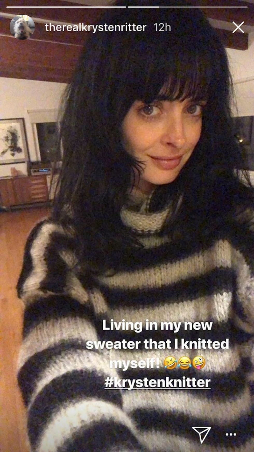 Krysten Ritter Has Returned To Her Signature Fringe And All Is