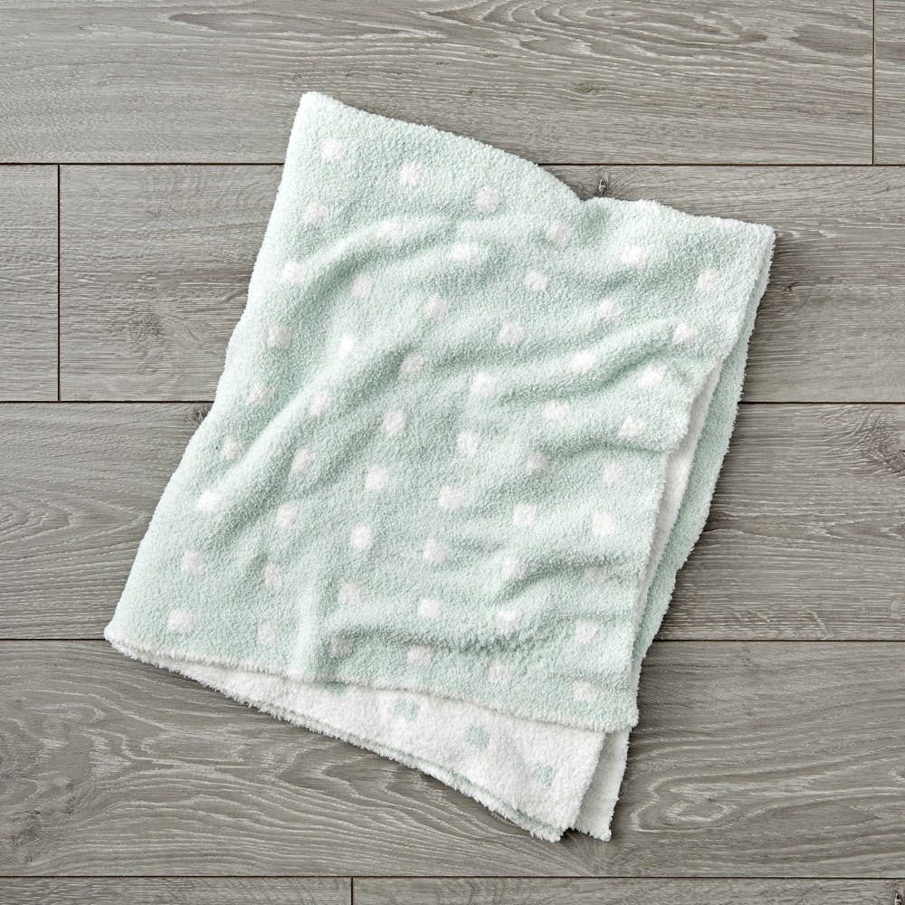 mint baby blanket