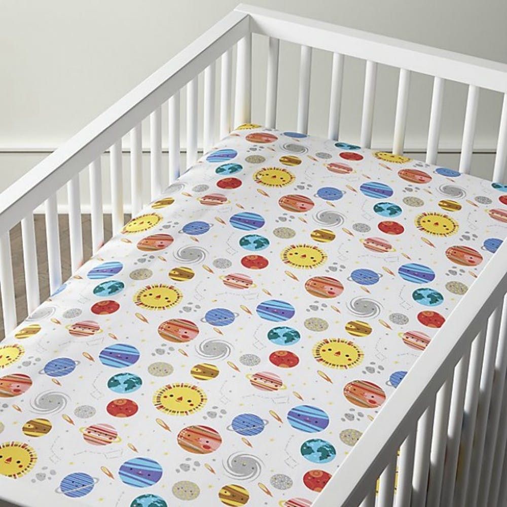 outer space nursery bedding
