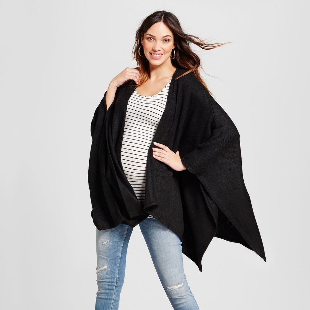 maternity wrap sweater