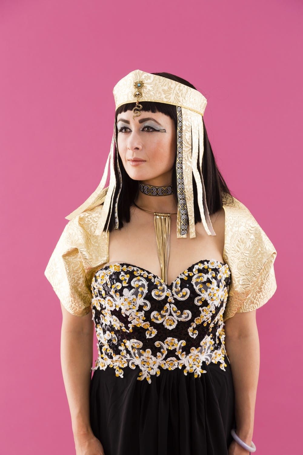 Women/'s Cleopatra Eyeliner Strips Kit for Egyptian Costumes New Sealed
