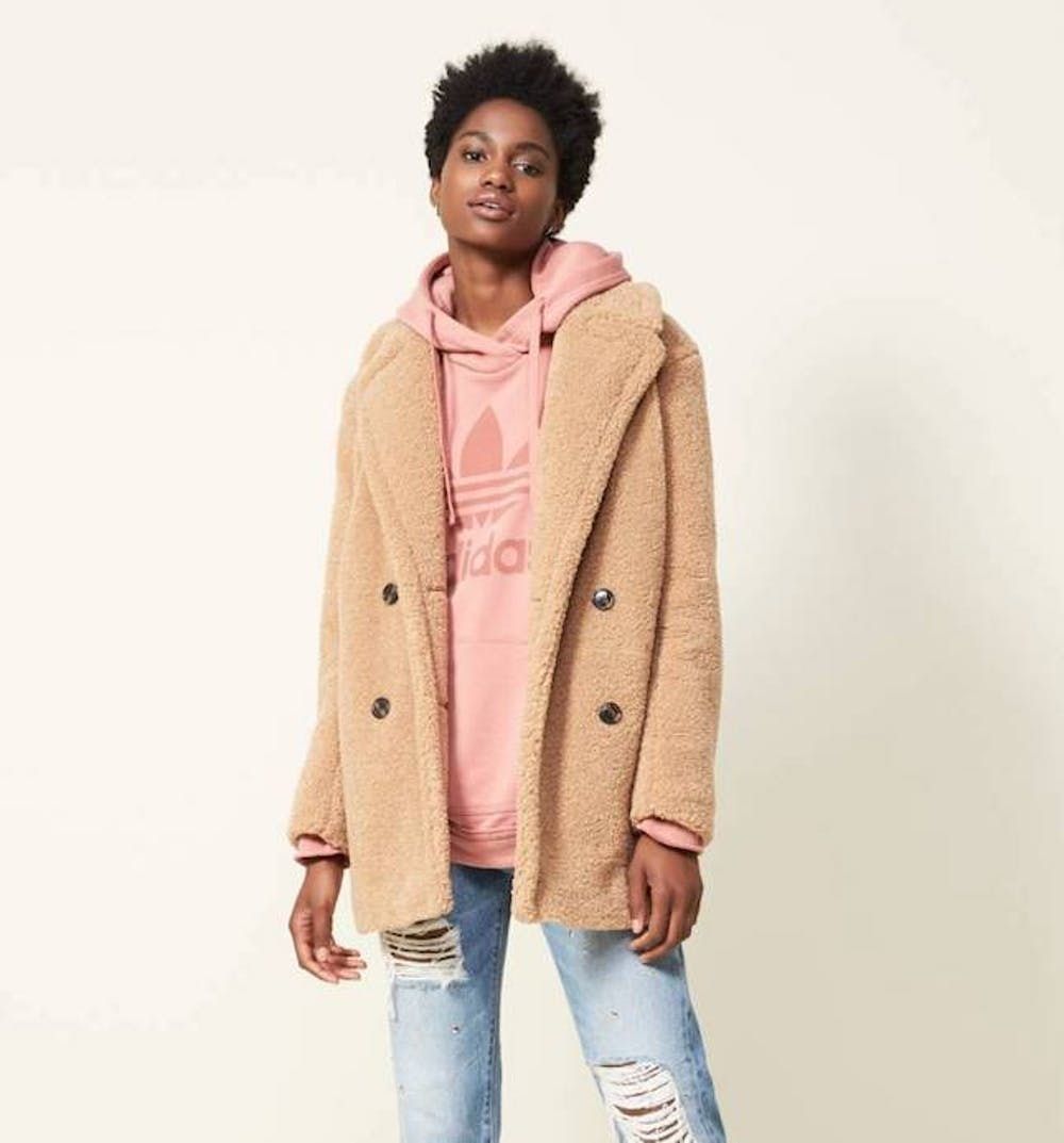 kensie teddy bear coat