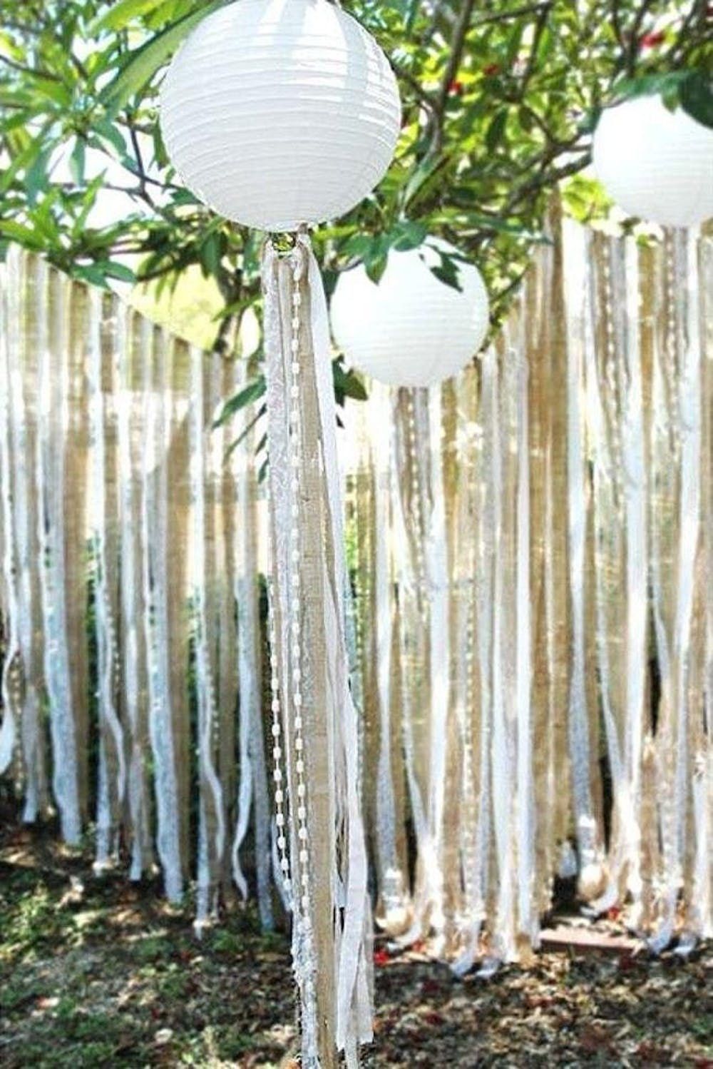 paper lantern wedding decor