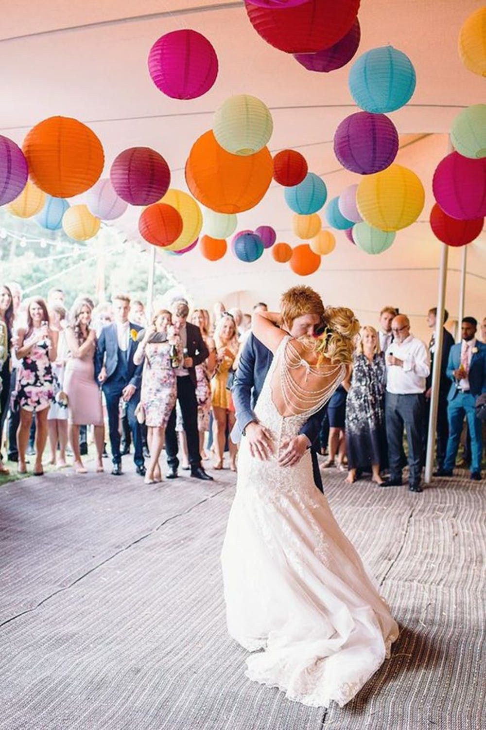 paper hanging lanterns for weddings