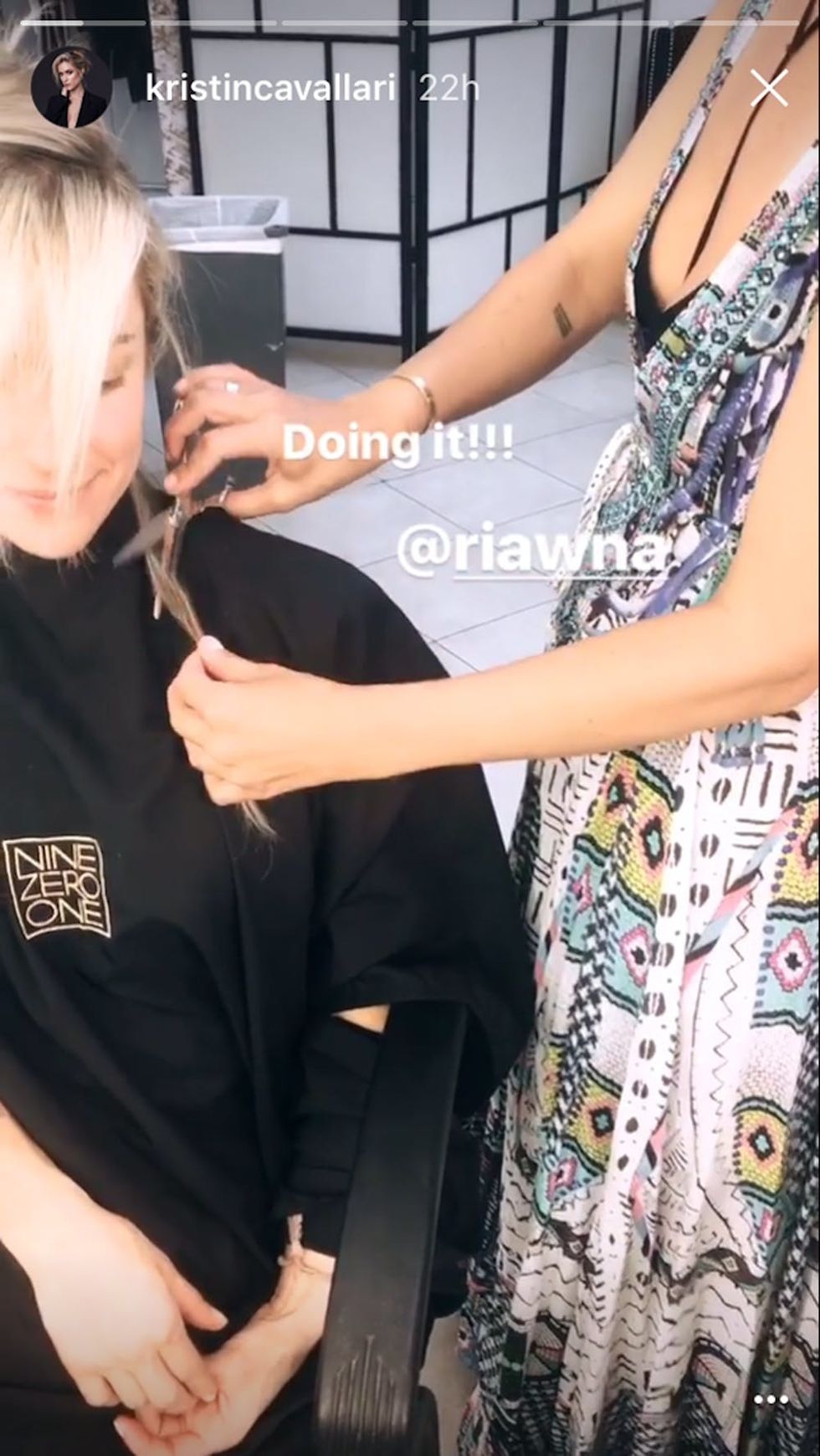 Kristin Cavallari Just Chopped Off Her Hair An Hour Before A Photo Shoot Brit Co