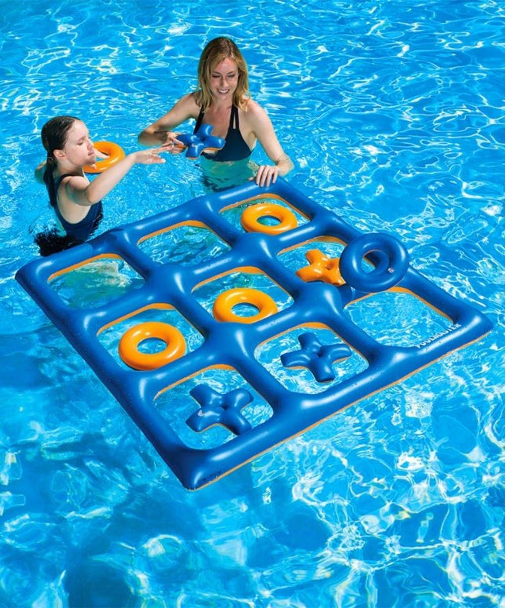 floating pool games