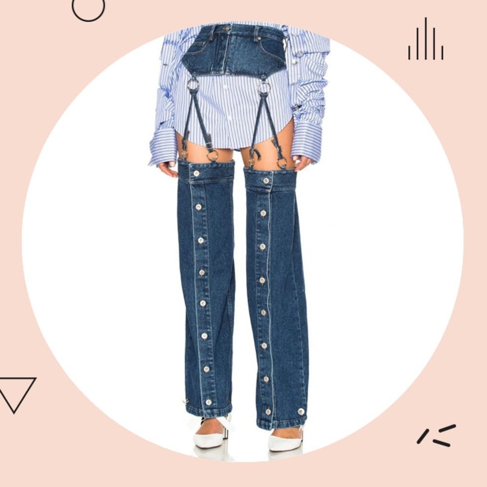 No, We Don’t Know How to Wear These 570 GarterBelt Jeans Either