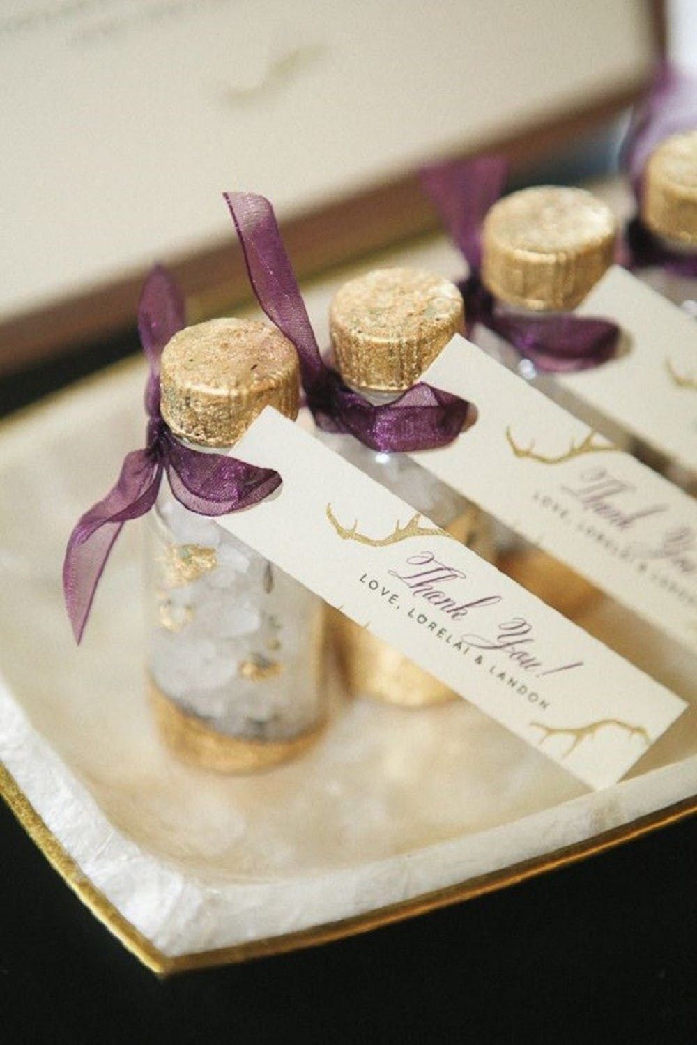 homemade wedding favors