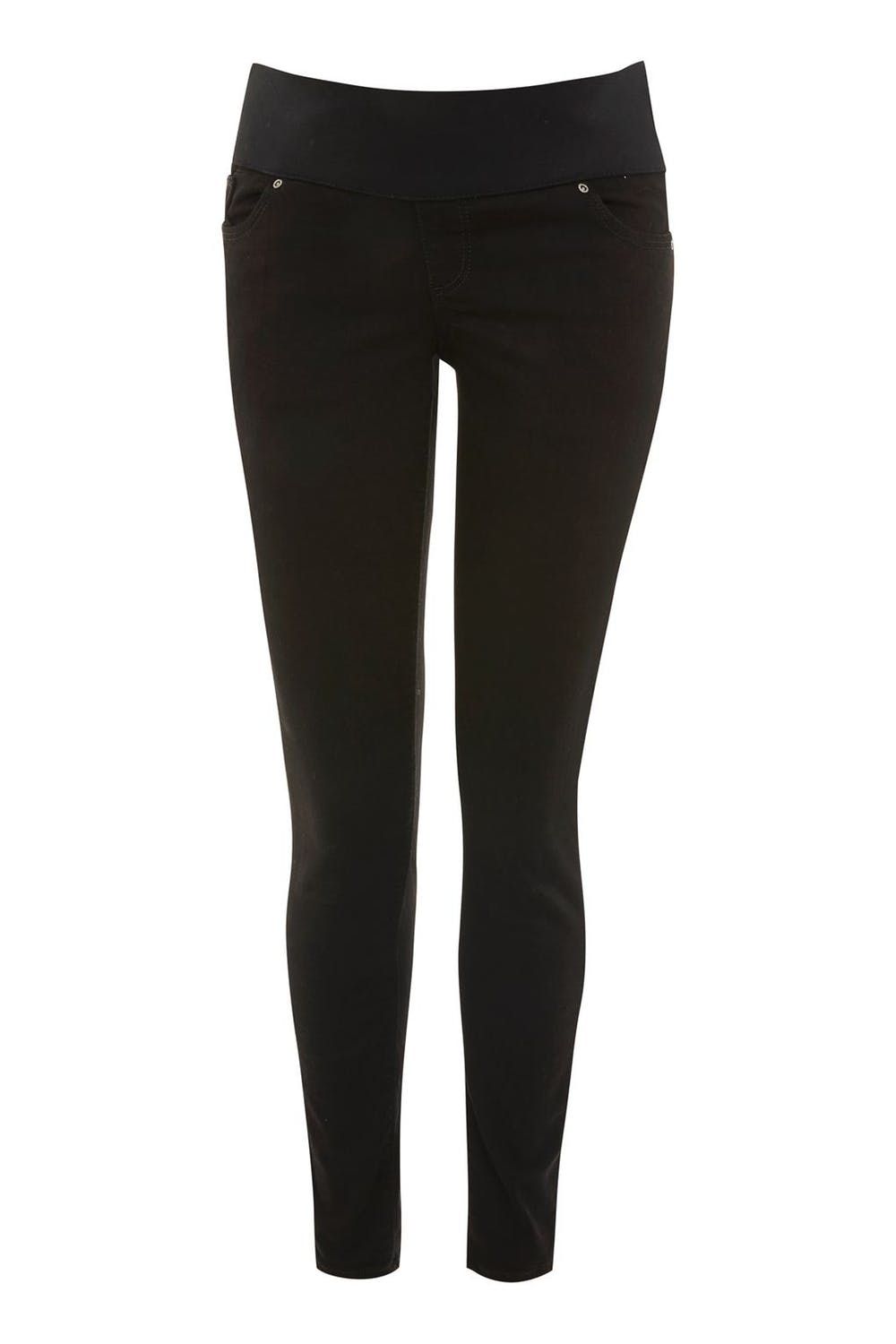 topshop black maternity jeans