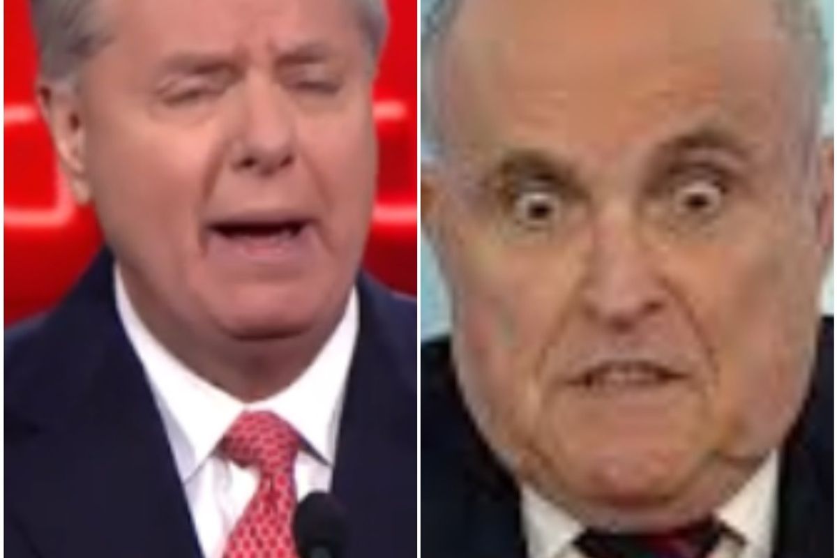 Rudy Giuliani And Lindsey Graham Gonna Impeach The Impeachers With UKRAINIAN SCIENCE FACTS!