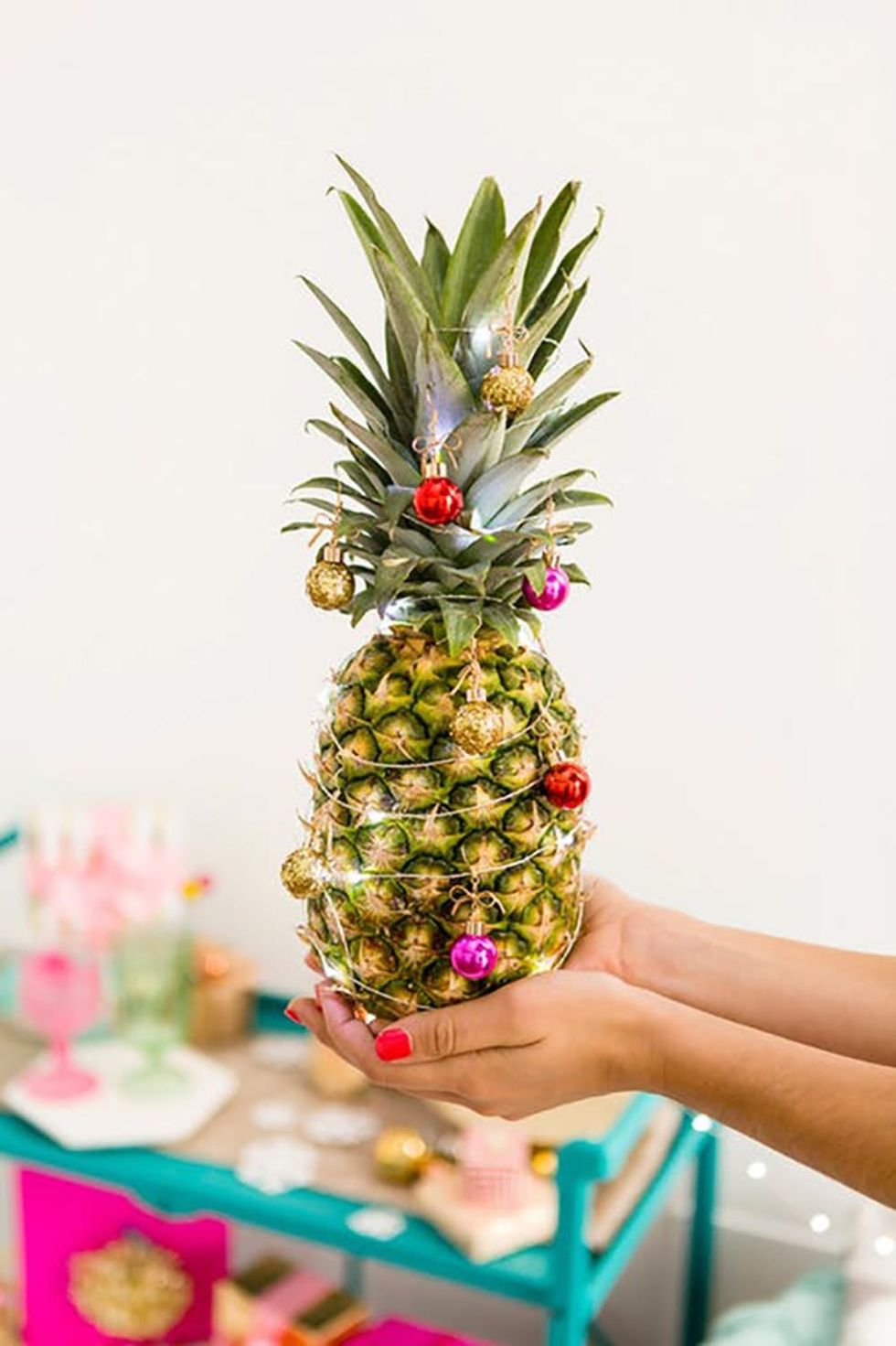 Pineapple Christmas Decor That Sings Mele Kalikimaka Brit Co