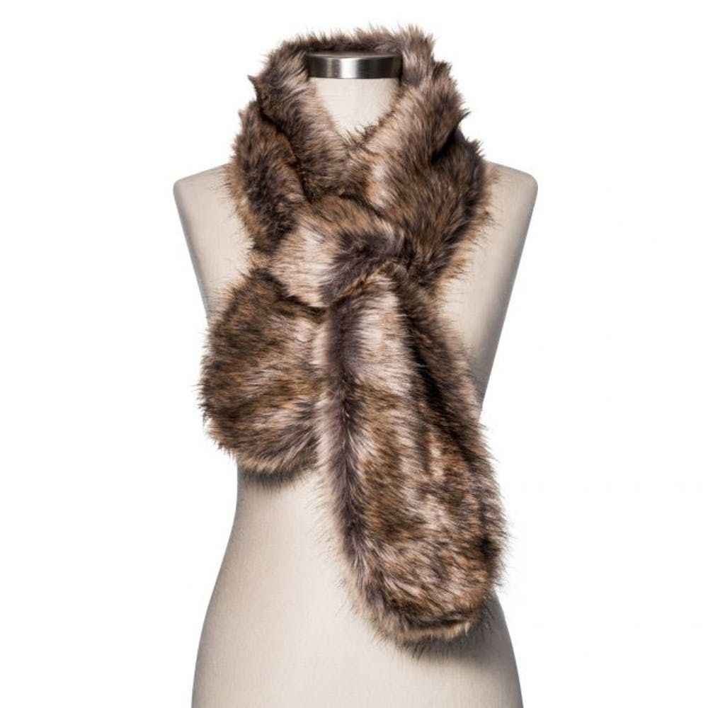 target fur shawl