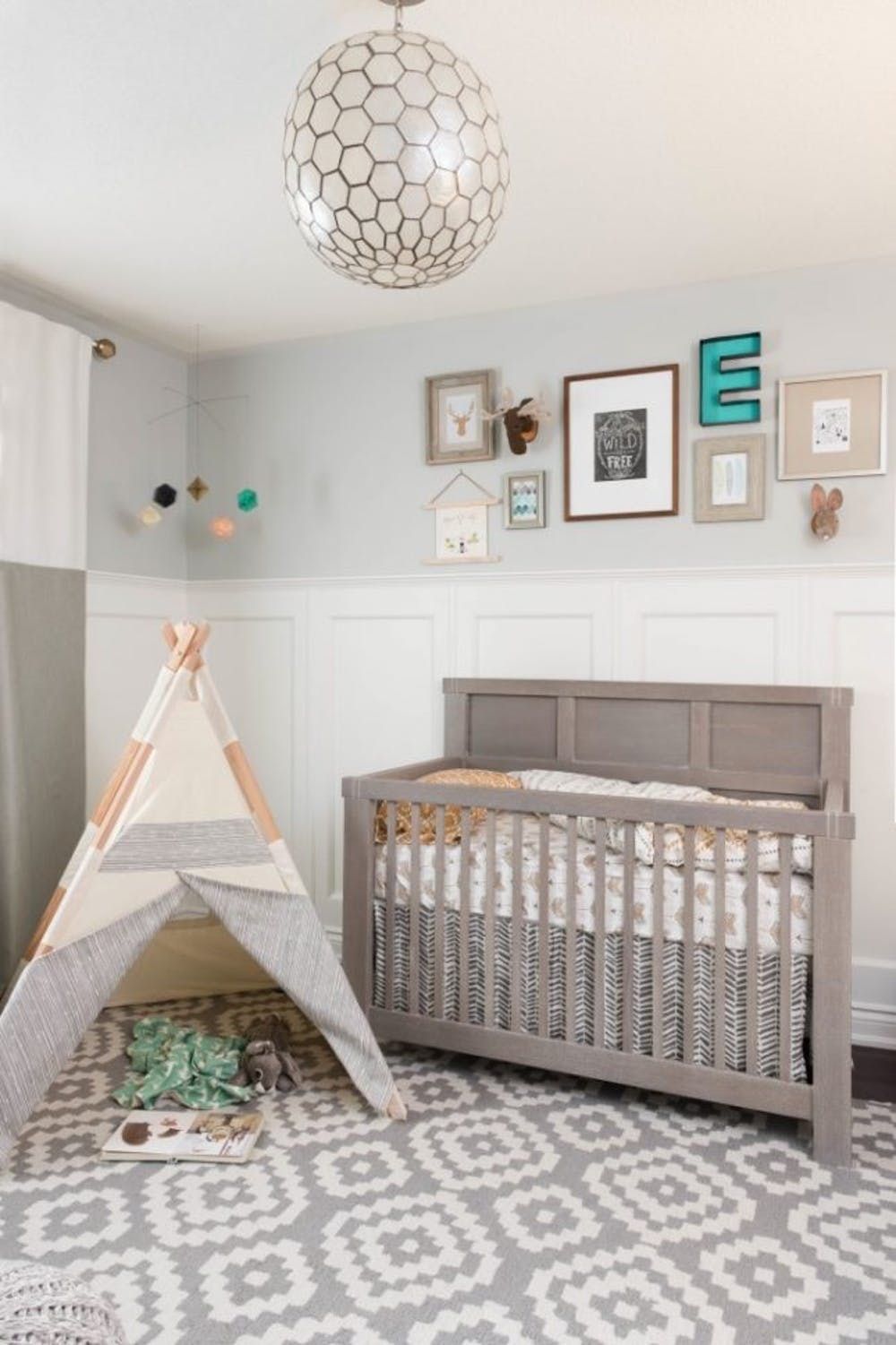 woodland themed baby room