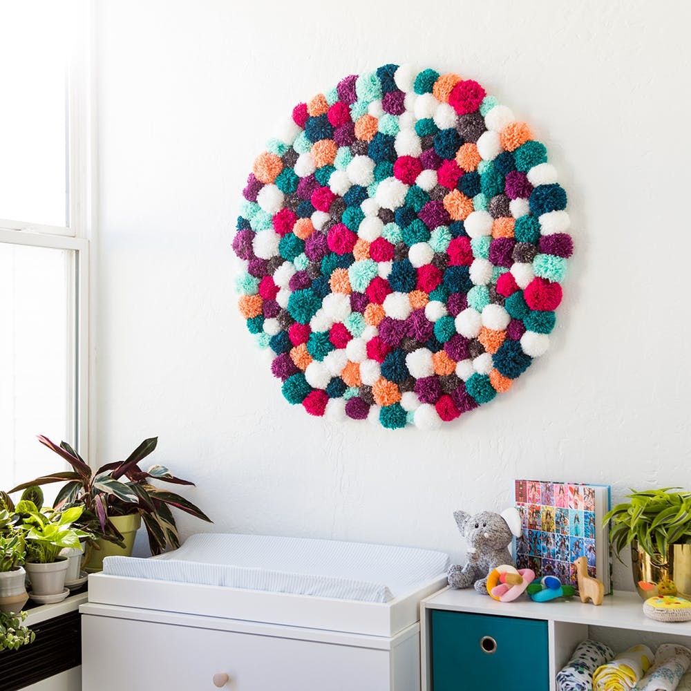 pom pom nursery decor