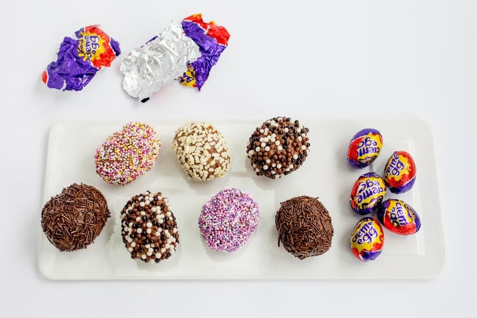 This Easter Egg Truffles Recipe Makes Creme Eggs Even BETTER! Brit + Co