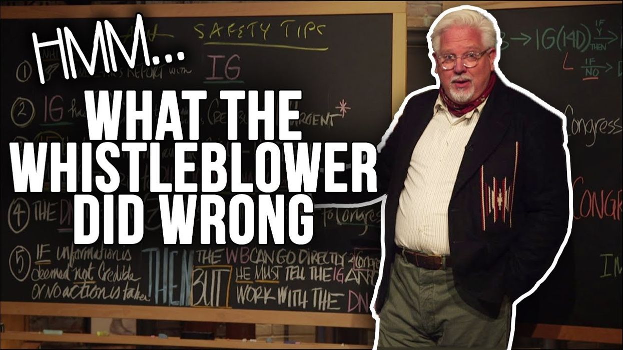 CHALKBOARD: Ukraine, Trump whistleblower SKIPS STEPS to submit report... and Adam Schiff doesn't care