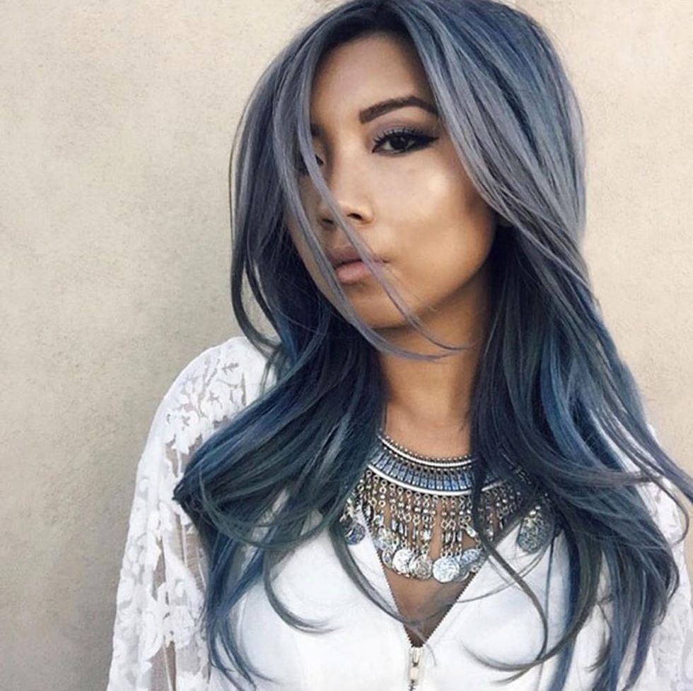 12 Hairstyles That Prove Denim Is The New Silver Hair Brit Co