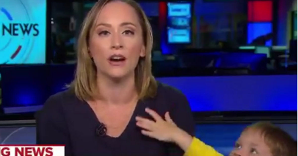 MSNBC Correspondent Adorably Interrupted By Her Son Coming To Say Hi During Live Report