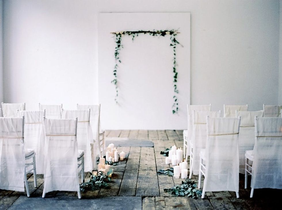 16 Minimalist Wedding Ideas That Show Less Is More Brit Co