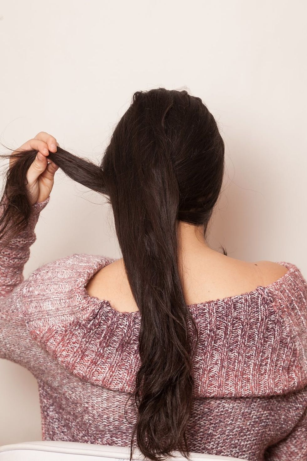 How To Hack A Ponytail Without An Elastic Brit Co