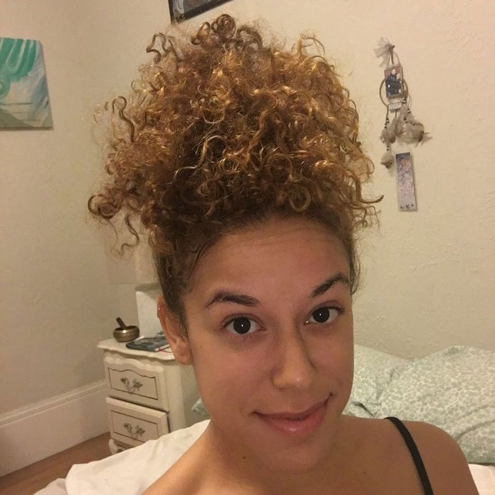 Easy Pineapple Updo For Natural Hair Curly Nikki Natural