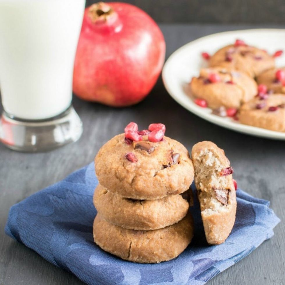 Healthy Chocolate Chip Pomegranate Cookie Recipe