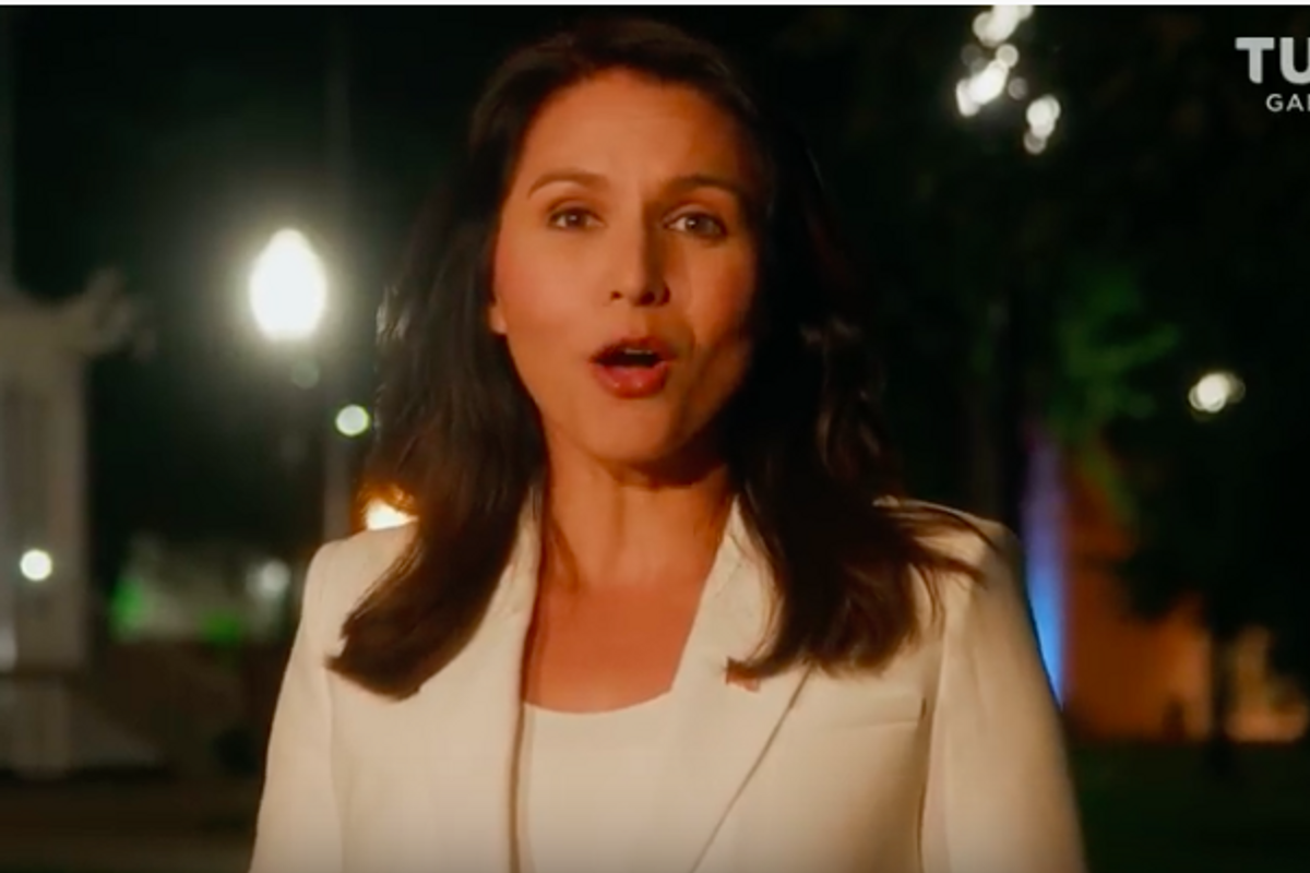 Crazy Aunt Tulsi Gabbard Running Around Screaming 'RIGGED' Again