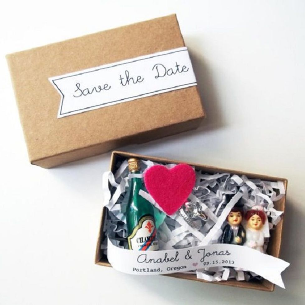 24 Creative Diy Save The Dates Your Guests Will Love Brit Co