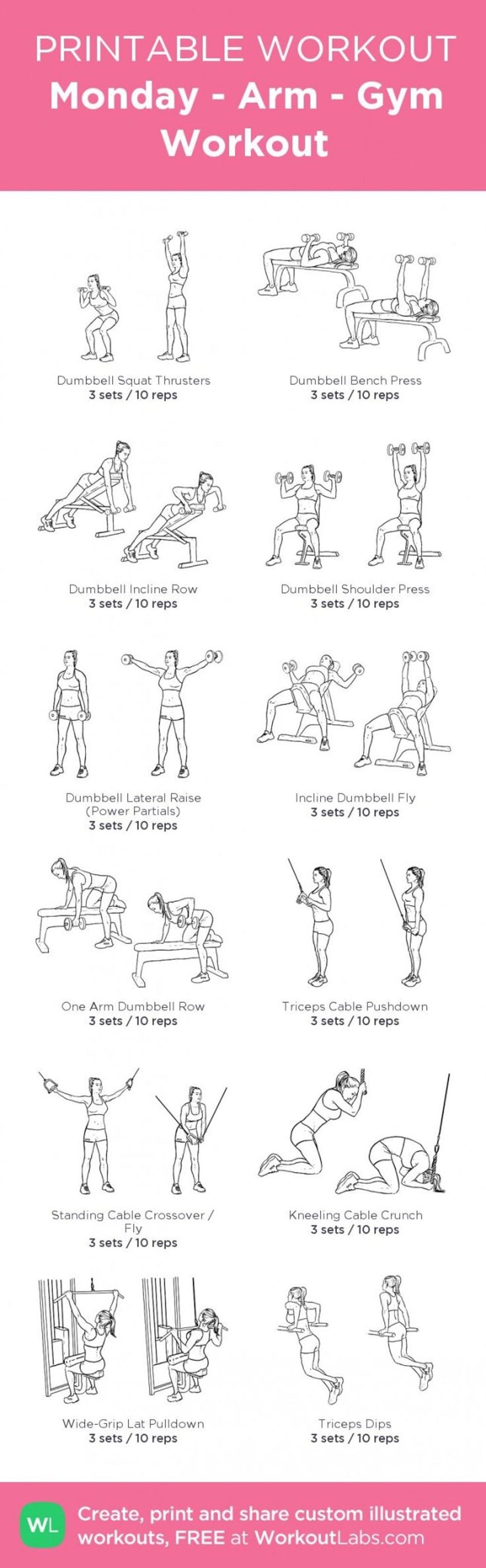 10 Free Printable Workouts To Get Fit Anywhere Brit Co